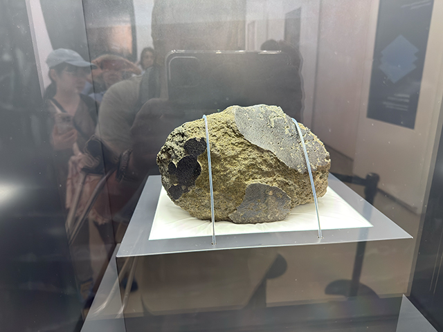 最後には『火星の石』が展示されています。
こちらはなかなか大きく、見応えがありました!