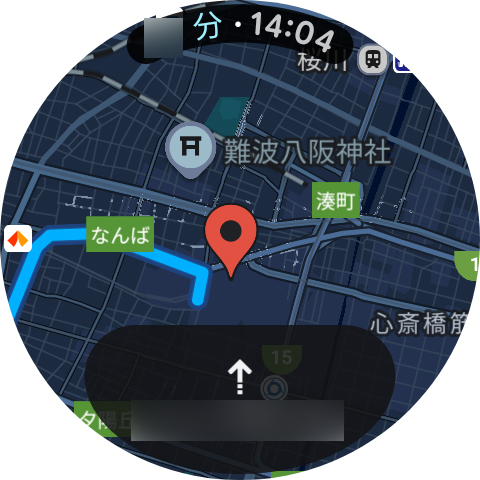 『Galaxy Watch Ultra 2025 Googleマップ オフライン ナビ 画面』